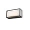 Z-Lite Baden 1 Light Vanity, Matte Black & Frosted White 1933-8MB-LED - alternate 4